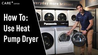 How to | Use Panasonic Heat Pump Dryer