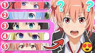 Anime Eyes Quiz  Guess Your Favorite Anime Waifus 