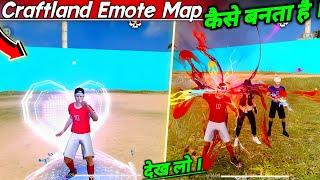 How To Create Craftland Emote Map in Free Fire  Craftland Emote Map Kaise banta hai