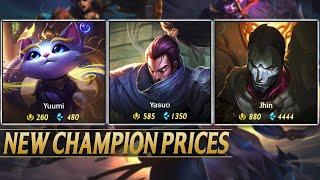 Riot is Changing the Price of EVERY Champion - League of Legends