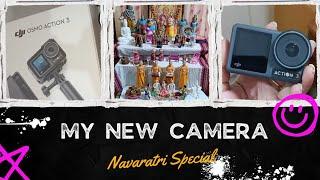 My New Camera |  DJI Osmo Action 3 | Navaratri Special Vlog