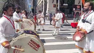 Indian Independence Day Parade~NYC~2024~Ehiledar Drum Band~NYCParadelife.com