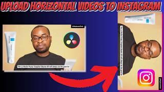 HOW TO ROTATE HORIZONTAL VIDEOS FOR INSTAGRAM UPLOAD - DAVINCI RESOLVE