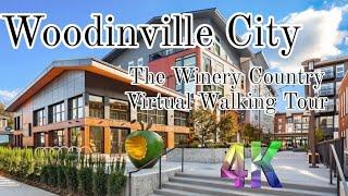 usa A Virtual Walking Tour  Through WOODINVILLE City, Serene & Beautiful, Scenic Parks & Trails  4K