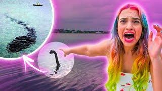 I SAW A WATER MONSTER IN THE LAKE!