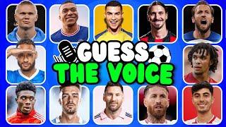 Can You Guess The Football Player By Their Voice ?   Voice Quiz | Ronaldo, Messi, Neymar