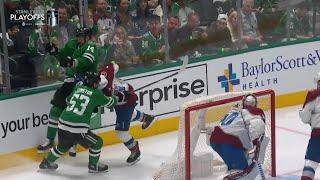 Jamie Benn Hit Against Devon Toews