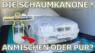 SCHAUMKANONEN EXPERIMENT! Prüfen wir die richtige Dosierungsart mit der Chemicalworkz Foam Cannon!