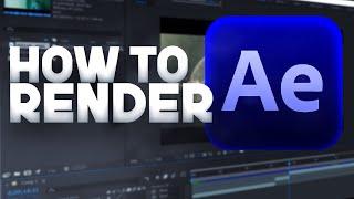 How to Render Video in After Effects  - After Effects Tutorial