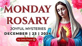 HOLY ROSARY  MONDAY 🟠JOYFUL MYSTERIES OF THE ROSARYDECEMBER 23, 2024 | MY DAILY PRAYER