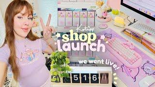 Artist Shop MEGA Launch day from our biggest collection yet! STUDIO VLOG  Small business Diaries