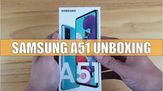 SAMSUNG A51 UNBOXING