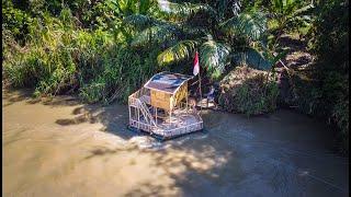 5 Hari kameramen berburu dirakit cari ikan dimuara sungai saat musim banjir & cari buah!! #KOOKIKO