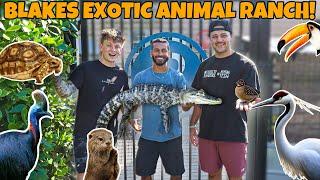 FULL TOUR Of BLAKES EXOTIC ANIMAL RANCH!!