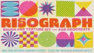 Risograph Brush & Texture Kit