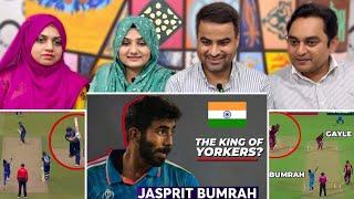 Top 10 Fire Yorkers By Jasprit Bumrah In Cricket | King Of Yorker | Indian Cricket Player | Reaction