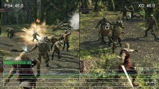 [60fps] Dark Souls 2 PS4 vs Xbox One Gameplay Frame-Rate Test