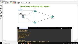 Why a Floating Static Route Might Not Work