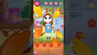 Angela playing #mytalkingangela2 #angelaplaying #shortsfeed #games