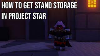 How To Get Stand Storage In Project Star