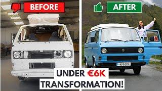 VOLKSWAGEN T3 FULL BUILD TIMELAPSE (Luxury build)