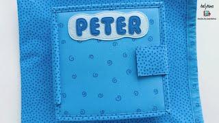 Quiet Book #71 "Peter" | Interactive Fabric Book