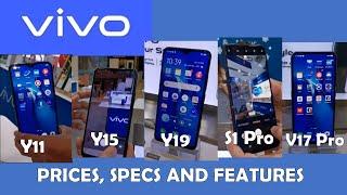 Vivo Y11, Y15, Y19, S1 Pro, V17 Pro (Specs, Features, & Prices)