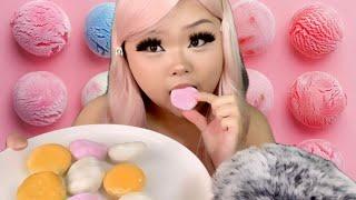 ASMR Eating Mochi Ice Cream Mukbang Monday