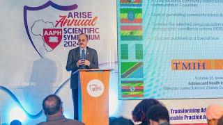 Prof. Wafaie W Fawzi at the 5th ARISE Annual Scientific Symposium