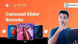 Carousel Slider Sync Remote for Gutenberg WordPress | Connect with Arrows, Dots, Tabs, Accordion etc