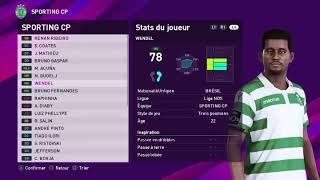 PES 2020  Sporting   Player Face Scans after Data Pack 1 0 Update