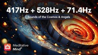 417Hz + 528Hz + 71.4Hz /// TRIPLE HEALING FREQUENCIES /// Wipes out Negative Energies /// Positive T