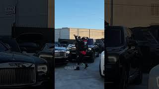 How to film 3 Rolls Royces! w/ DJ PAUL of Three 6 Mafia!  #shorts