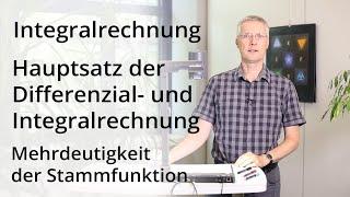 Integralrechnung - Mehrdeutigkeit der Stammfunktion