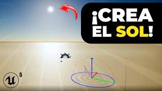Cómo ILUMINAR un Nivel desde 0 en UNREAL ENGINE 5 (Luz direccional, Cielo y Nubes)