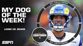 MY DOG OF THE WEEK  Lions vs. Bears (+7) | NFL Countdown