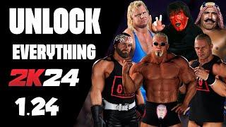 UNLOCK EVERYTHING IN WWE 2K24 v1.24