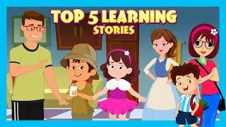 Top 5 Learning Stories for Kids | Bedtime Stories | Short English Stories | Tia & Tofu