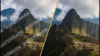 How to remove watermark from images by new technique | Photoshop Tutorial