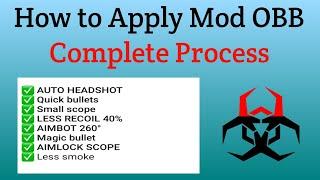 How To Apply Mod OBB File In ZArchiver || Login OBB To Lobby OBB All Apply process