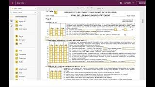 How to Send a Seller's Property Disclosure using Zipforms and DocuSign