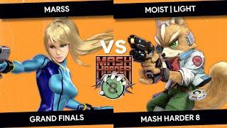 Mash Harder 8 - Marss (Zero Suit Samus) vs Moist | Light (Fox) - Grand Finals