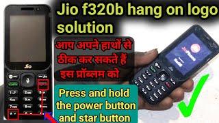 jio f320b hang on logo solution | jio f320b hard reset kaise kare | jio f320b software problem