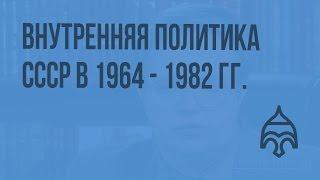 Внутренняя политика СССР в 1964 - 1982 гг. Видеоурок по истории России 11 класс