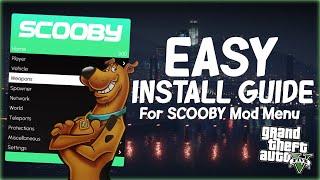 EASY Guide To Install The SCOOBY Mod Menu For GTA 5 // FREE Mod Menu & Updated