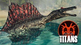 IM WASSER & AN LAND an der SPITZE Der NAHRUNGSKETTE! ️ ÜBERLEBEN als SPINOSAURUS - Path of Titans