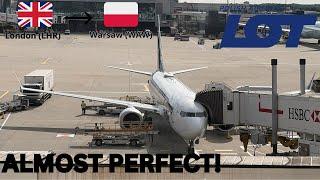 Trip Report | LOT Polish Airlines (Economy) | Boeing 737 MAX 8 | London (LHR) - Warsaw (WAW)