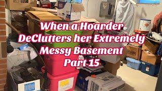 Hoarder ️ Declutter the Extremely Hoarded Basement Part 15! Minimalism Healing Journey Clean w me