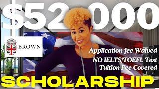 $52,000 USA Scholarship for MSc, PhD & BSc Students | NO TOEFL/GRE, App Fee Waived!