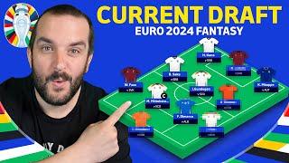 MY CURRENT DRAFT | Matchday 1| Euro 2024 fantasy Tips